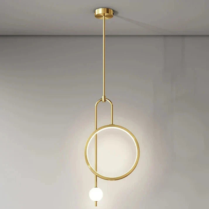 Modern Metal Ring Pendant Light Circlion