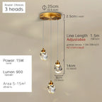 Naelindra — Gold 3 Heads Round