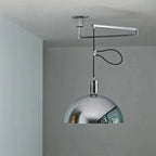 Contemporary Chrome Glass Pendant Light Selvantis – Product Detail 7