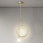 Modern Metal Ring Pendant Light Circlion