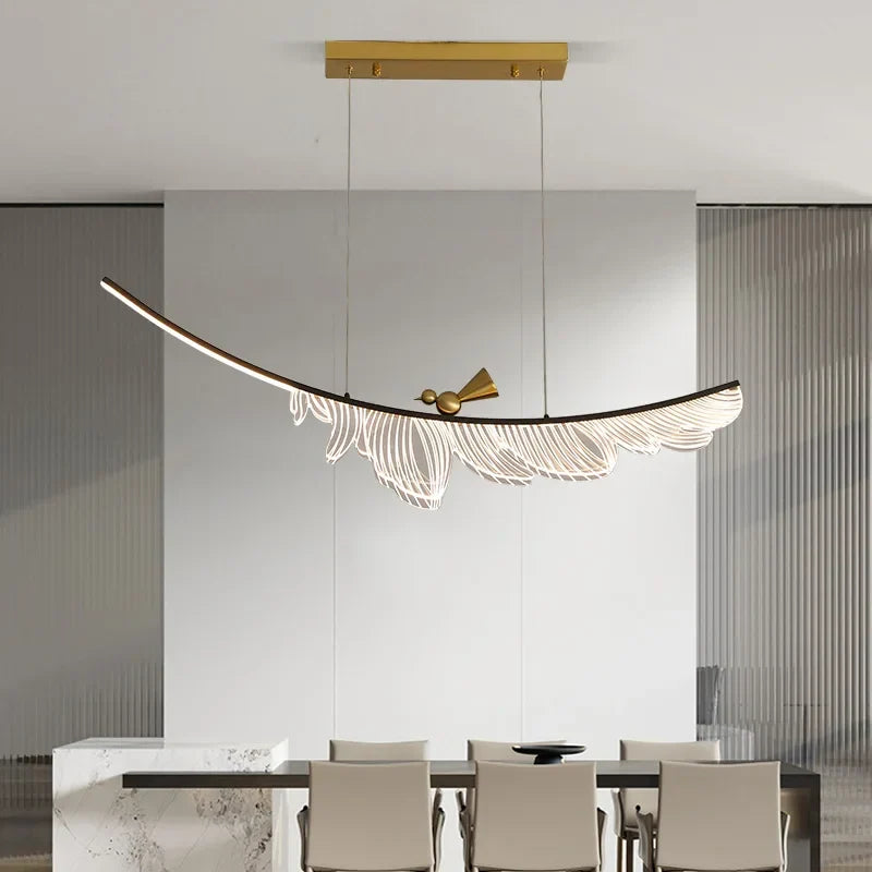 Modern Metal Pendant Light Imon