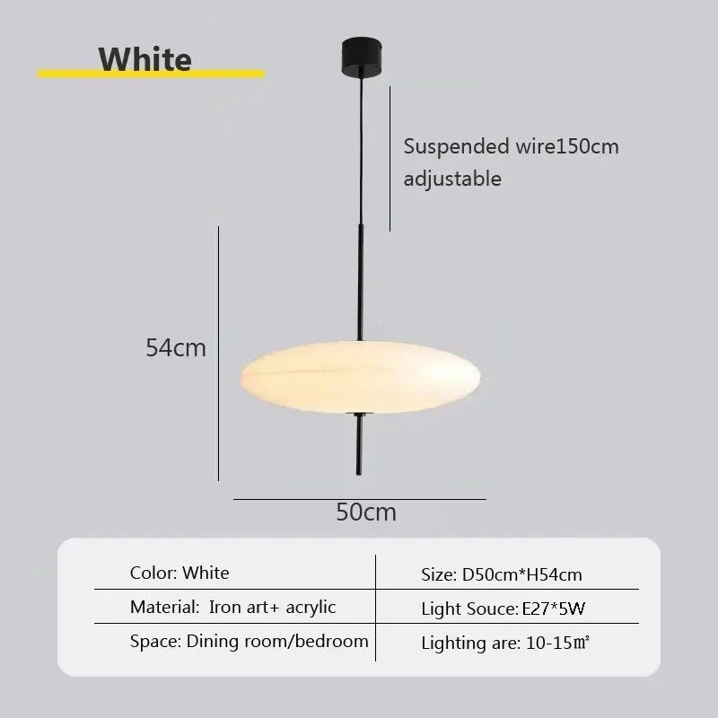 Sculptural Floating Acrylic Pendant Novaelia – Product Detail 8