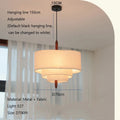 Sculptural Cloth Disc Pendant Light Jsaelon – Product Detail 7