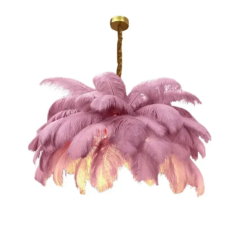 Nordic Feather Metal Pendant Light Vorixa – Product Detail 10