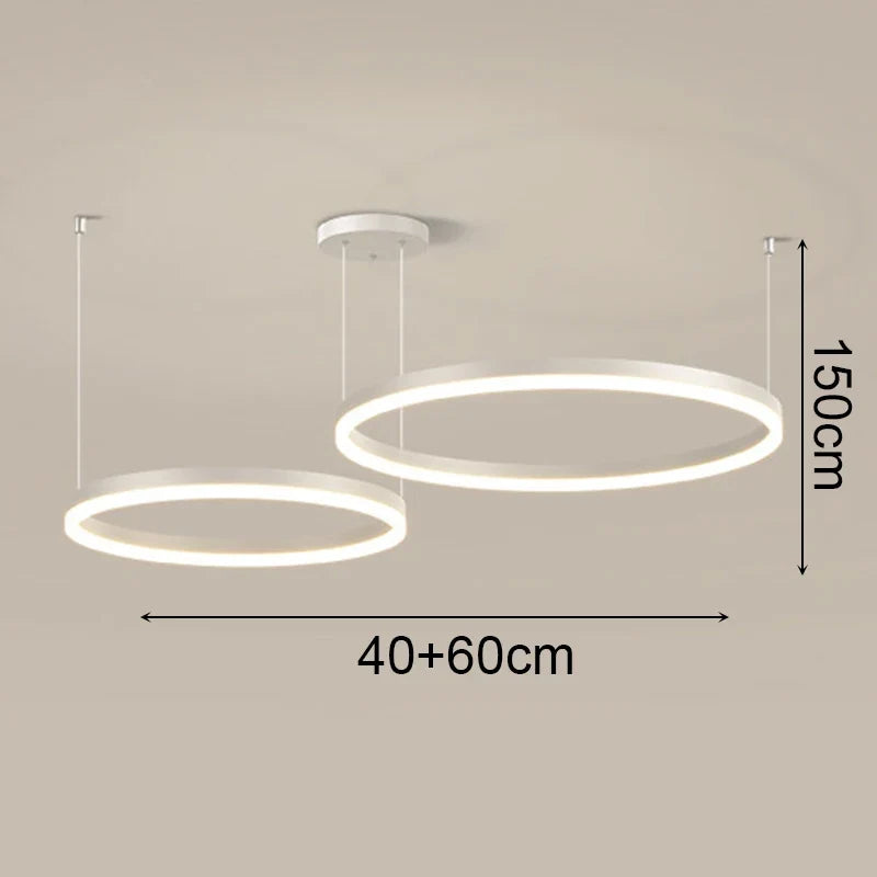 Arevaux White 2 Rings – Dimensions