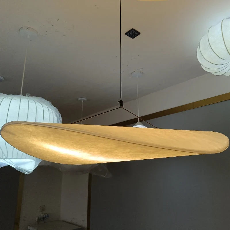 Nordic Fabric Disc Pendant Light Elvorath – Lifestyle View 3
