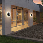 Minimalist Aluminum Outdoor Wall Sconce Clarenth – Lifestyle View 4