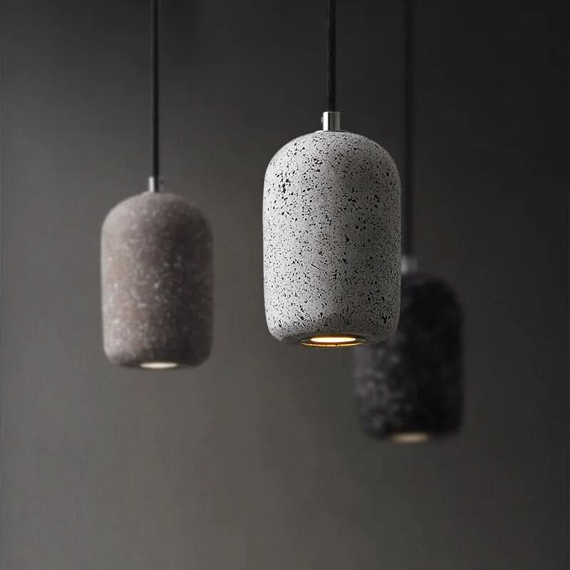 Terrazzo Capsule Pendant Arnox – Cement Shade, 3 Colours