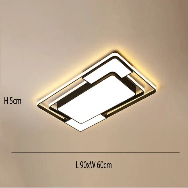 Soft Diffused Flush Ceiling Light Canoreth – Lifestyle View 4