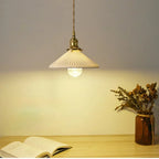 Ribbed Opaline Globe Pendant Light – Keramio – Product Detail 6