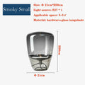 Smoked Glass Tapered Table Lamp Orvelux – Product Detail 7