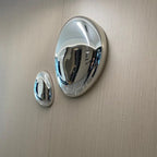 Convex Chrome Dome Wall Sconce – Formaxis – Hero Shot