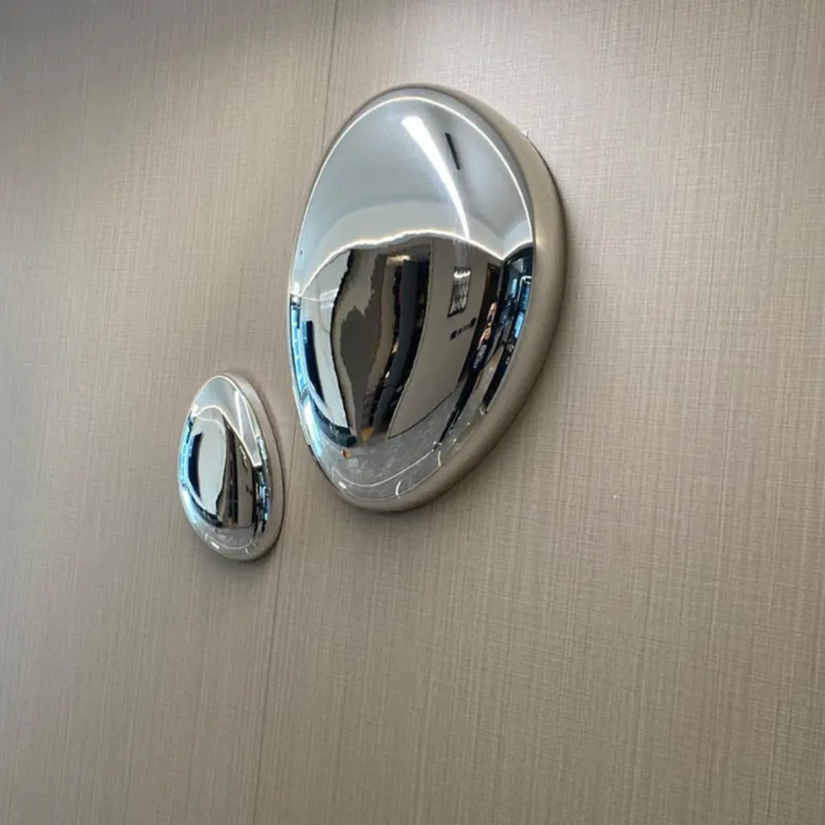 Convex Chrome Dome Wall Sconce – Formaxis – Hero Shot