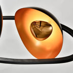 Rose Gold Orbital Ring Sculptural Chandelier – Varlix – Product Detail 6