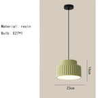 Tiered Ribbed Drum Pendant Light – Zenithral – Product Detail 7