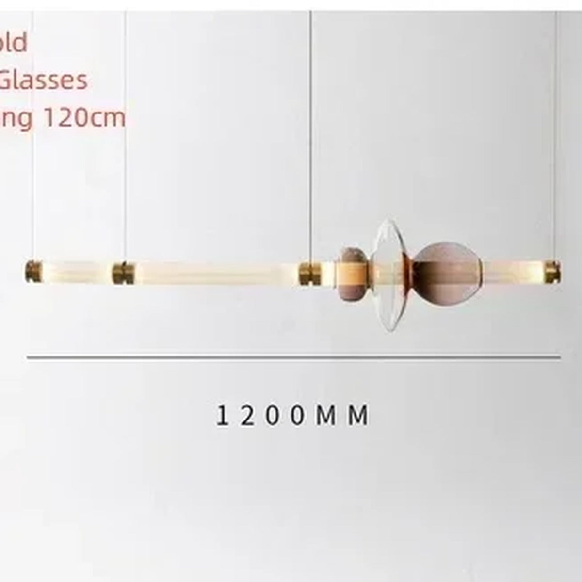 Pendant Light Luxara — Gold 120cm