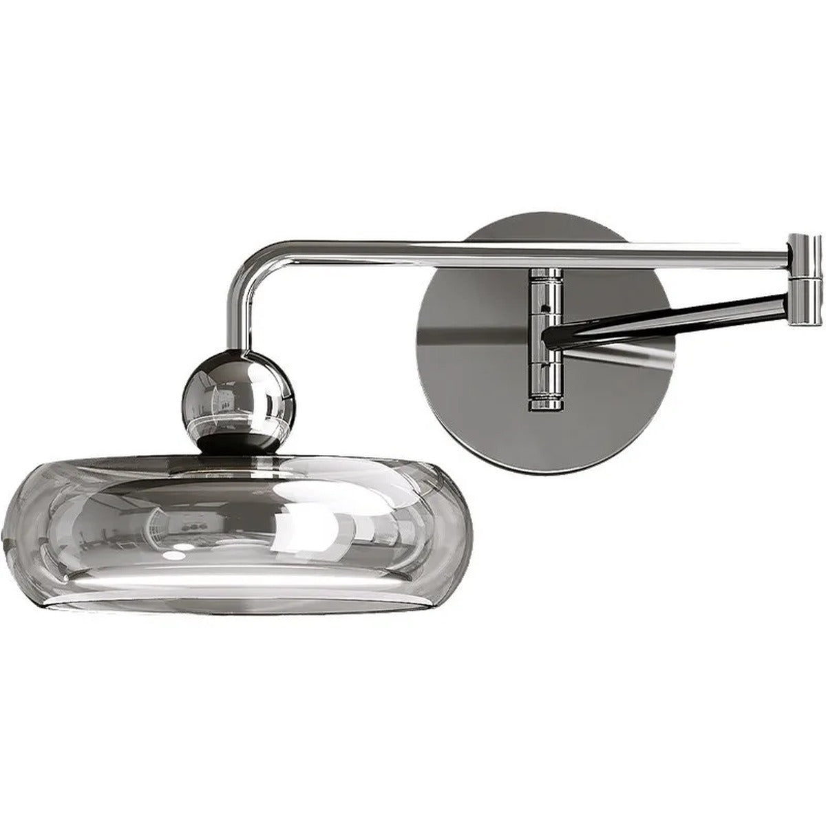 Articulated Arm Glass Ring Wall Sconce – Evorn – Product Detail 5