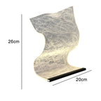 Sculptural Acrylic Light-Field Table Lamp – Luxivorn – Product Detail 8