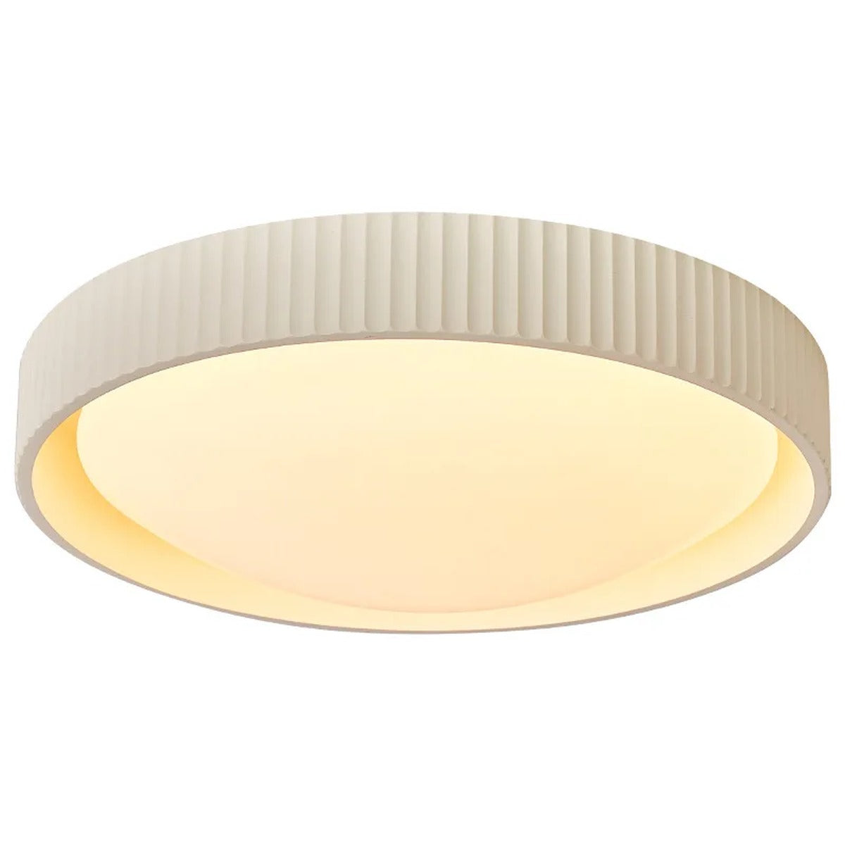 Ribbed Rim Bowl Flush Ceiling Light – Pelrix – Product Detail 5