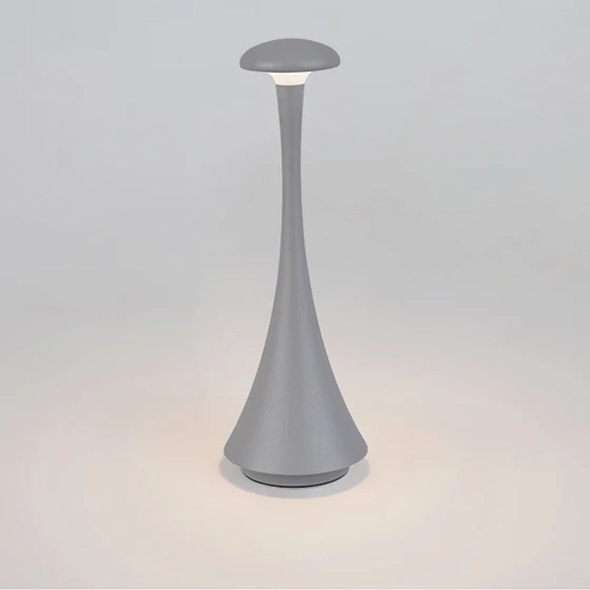 Hourglass Cordless Touch Dimmer Table Lamp – Eravox – Matte Grey