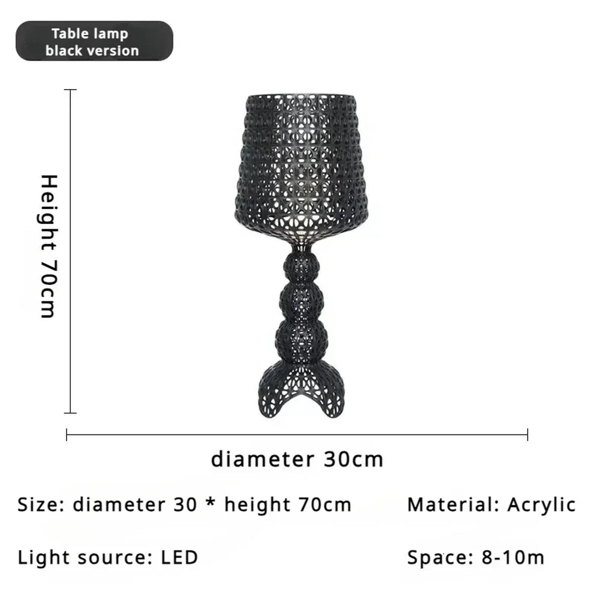 Crystal Air Minimal Table Lamp Seraphel – Product Detail 11
