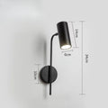 Slim Cylindrical Pivoting Spot Wall Sconce – Torvaex – Product Detail 7