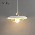 Wood Disc & Brass Wire Cage Pendant Light – Belvora – Product Detail 7