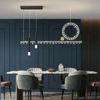 Crystal Tassel Horizontal Bar Chandelier – Sevandrix – Lifestyle View 2