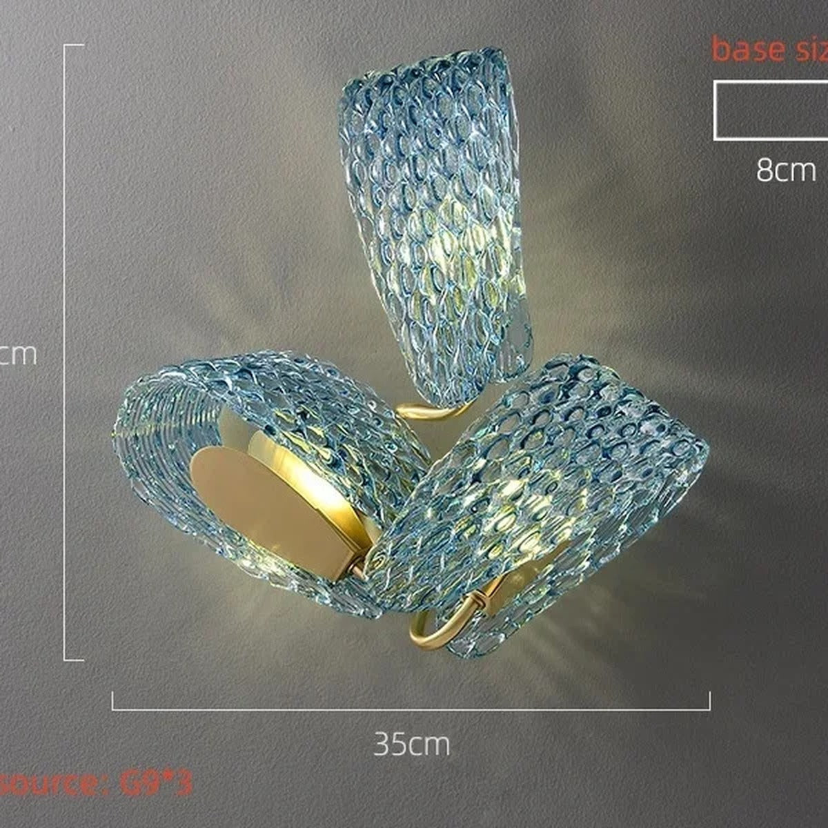 Pendant Light Luxara — Wall Lamp 3 Heads