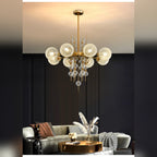 Frosted Glass Bubble Sputnik Chandelier – Nivora
