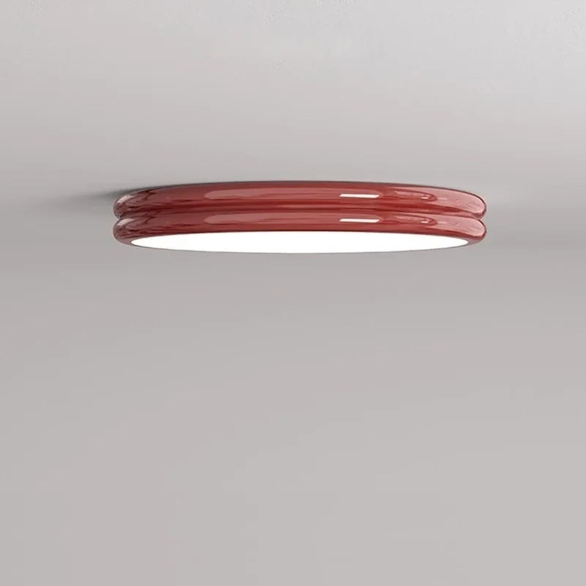 Glossy Double Ring LED Ceiling Light – Sylvan – Lifestyle View 2