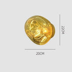 Sculptural Molten-Form Wall Sconce Varodrix – Small, Gold
