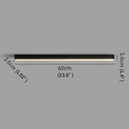 Sorendale Linear Ceiling Light – Black 60cm Dimensions