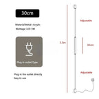 Slim Vertical LED Tube Pendant Light – Serenthis – Product Detail 12