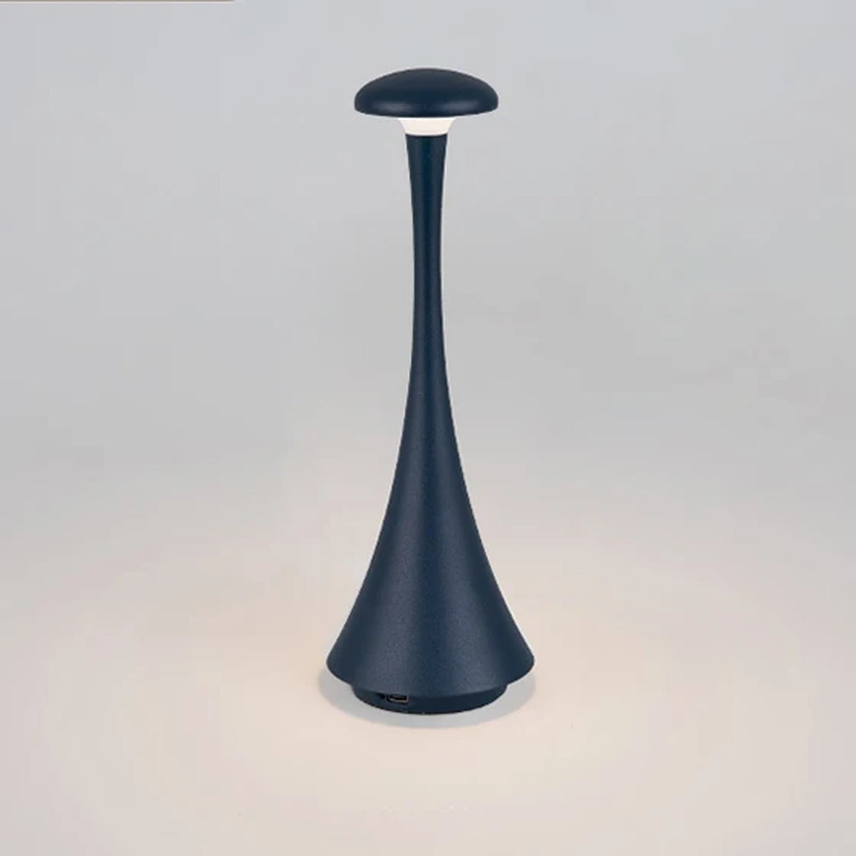 Hourglass Cordless Touch Dimmer Table Lamp – Eravox – Matte Blue