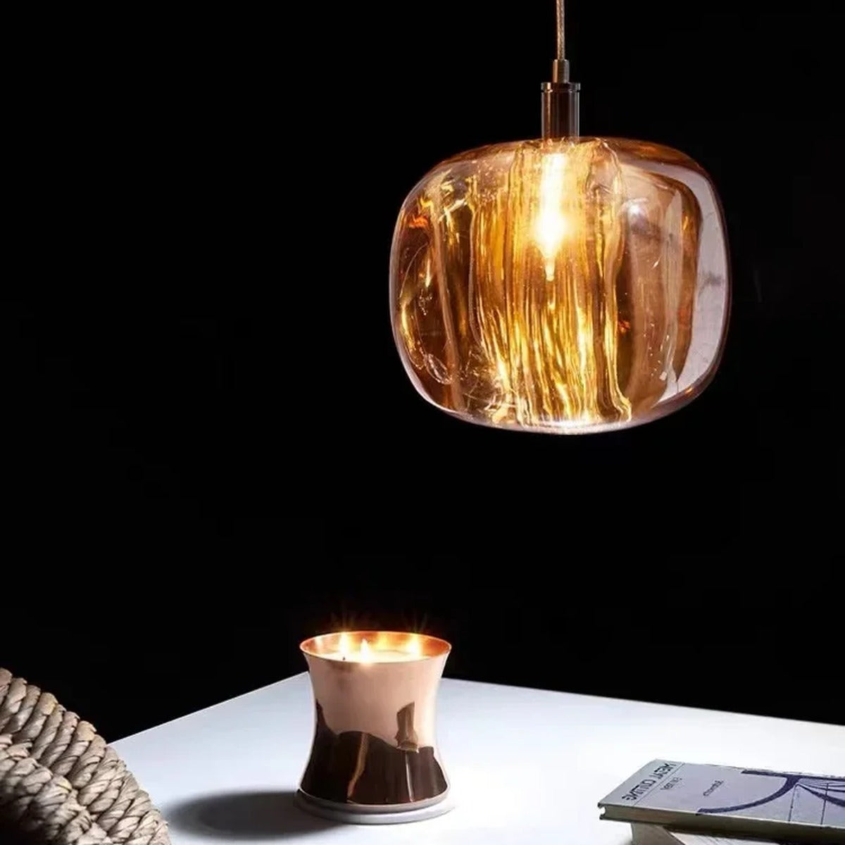 Crystalline Cascade Pendant Light Harvix – Product Detail 6