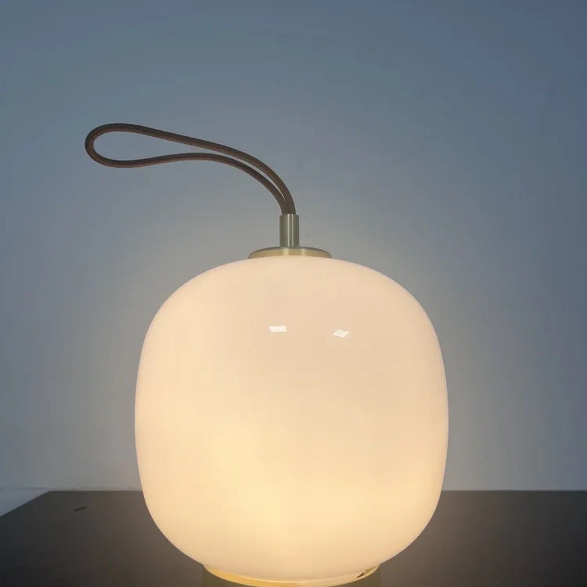 Portable Glass Globe Cordless Table Lamp – Harlixon – Lifestyle View 4