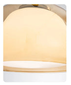 Banello Amber glass dome close-up
