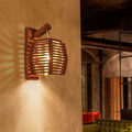 Handwoven Rattan Wall Sconce Galvon – Hero Shot