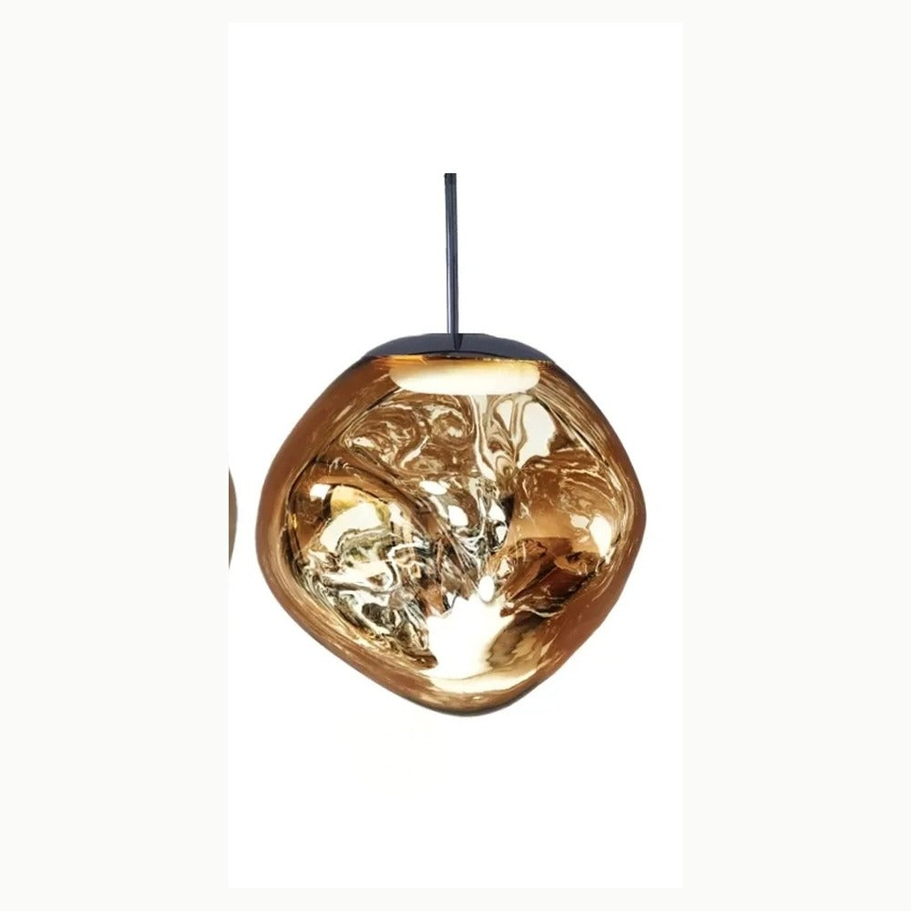 Molten Glass Artisan Pendant Light Aronex – Amber