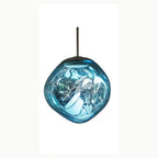 Molten Glass Artisan Pendant Light Aronex – Blue