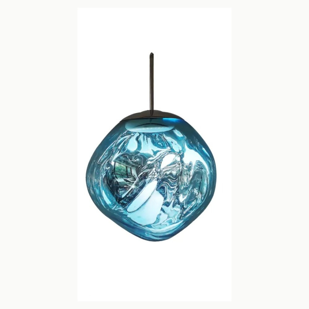 Molten Glass Artisan Pendant Light Aronex – Blue