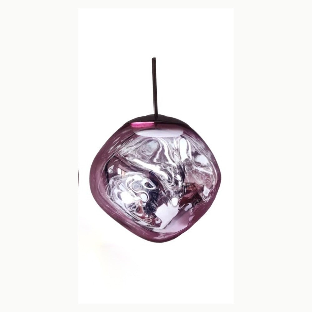 Molten Glass Artisan Pendant Light Aronex – Pink