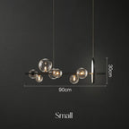 Architectural Glass Linear Chandelier Delvaux – Lifestyle View 3