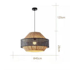 Two-Tone Black Ø40cm dimensions
