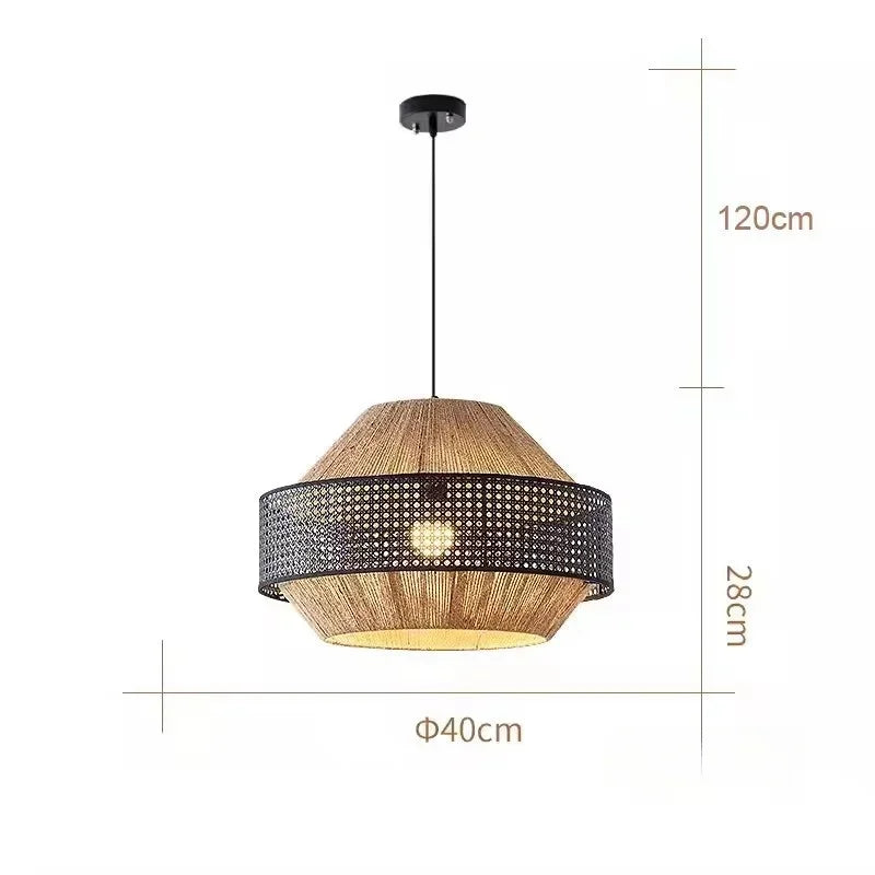 Two-Tone Black Ø40cm dimensions