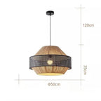 Two-Tone Black Ø50cm dimensions