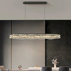 Wave Crystal LED Linear Pendant – Qevantis – Product Detail 6