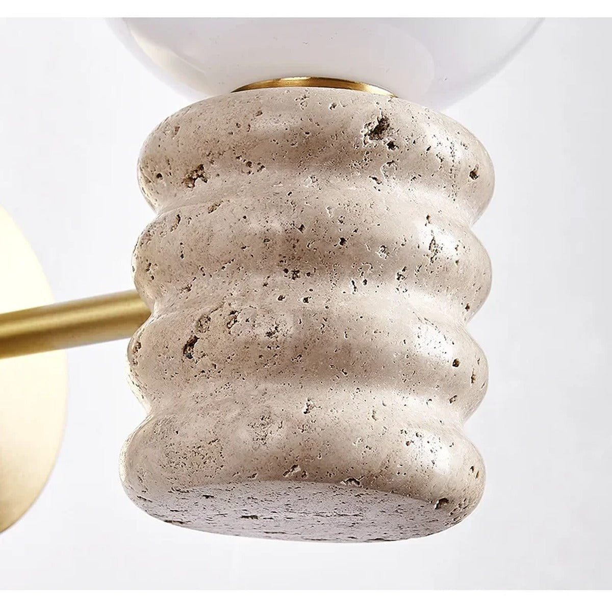 Raw Natural Stone Wall Sconce Ancienthos – Product Detail 6