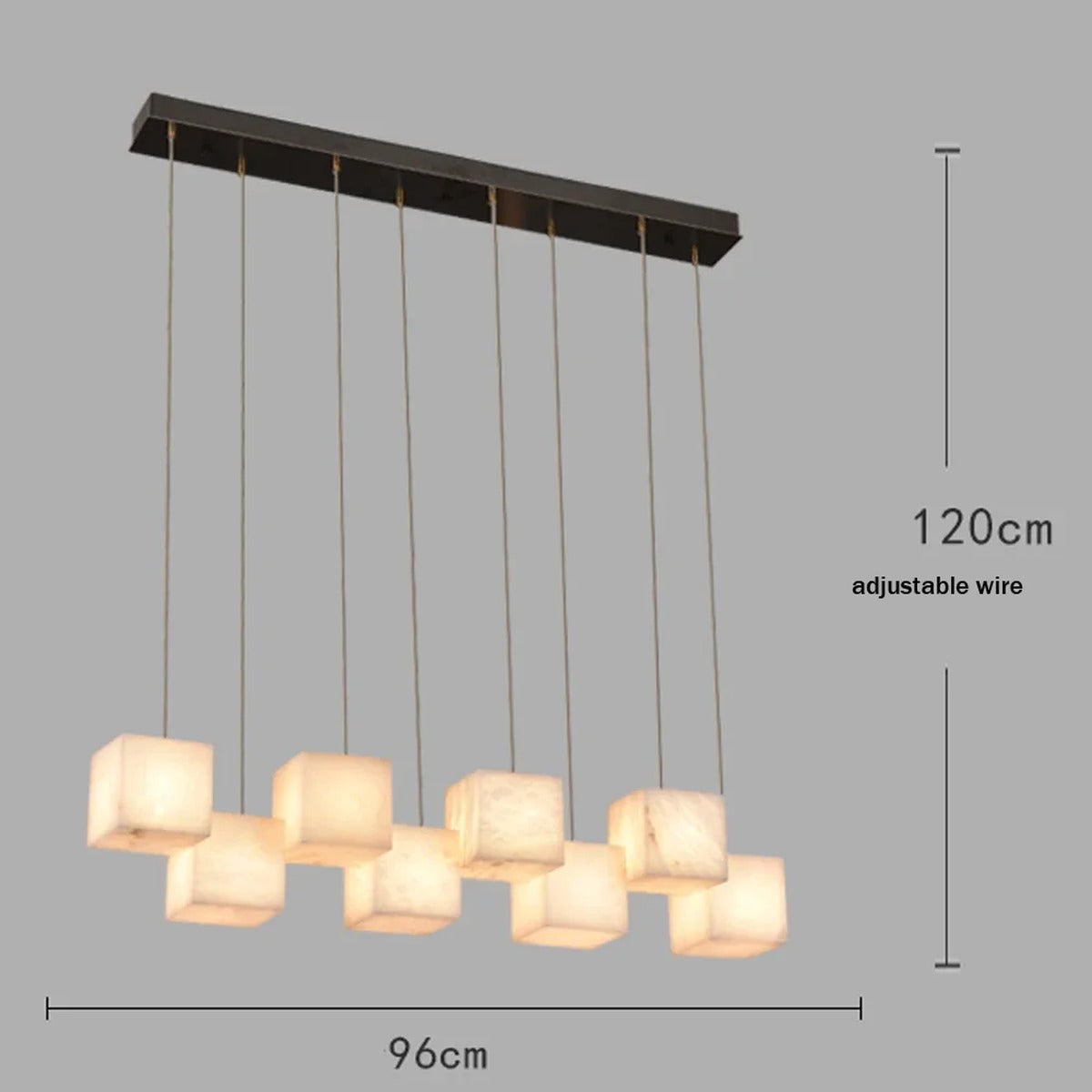 Rectalux — 8-Cube Linear Bar, 96 cm